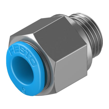 Festo Push-In Fitting QSM-G1/8-6 QSM-G1/8-6